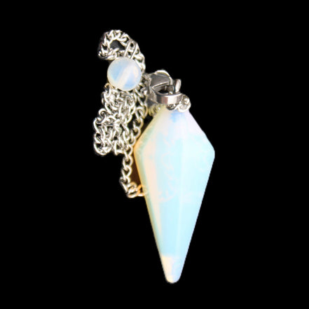 Opalite pendulum 32mm 8g in sunlight - Rocks and Things Store