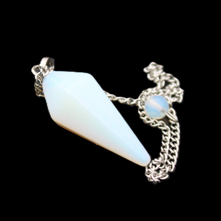 Opalite pendulum 32mm 8g in sunlight - Rocks and Things Store