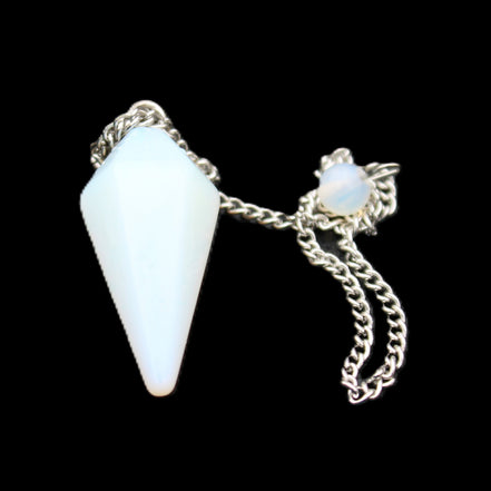 Opalite pendulum 32mm 8g in sunlight - Rocks and Things Store