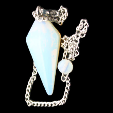 Opalite pendulum 32mm 8g in sunlight - Rocks and Things Store