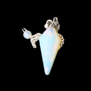 Opalite pendulum 32mm 8g in sunlight - Rocks and Things Store