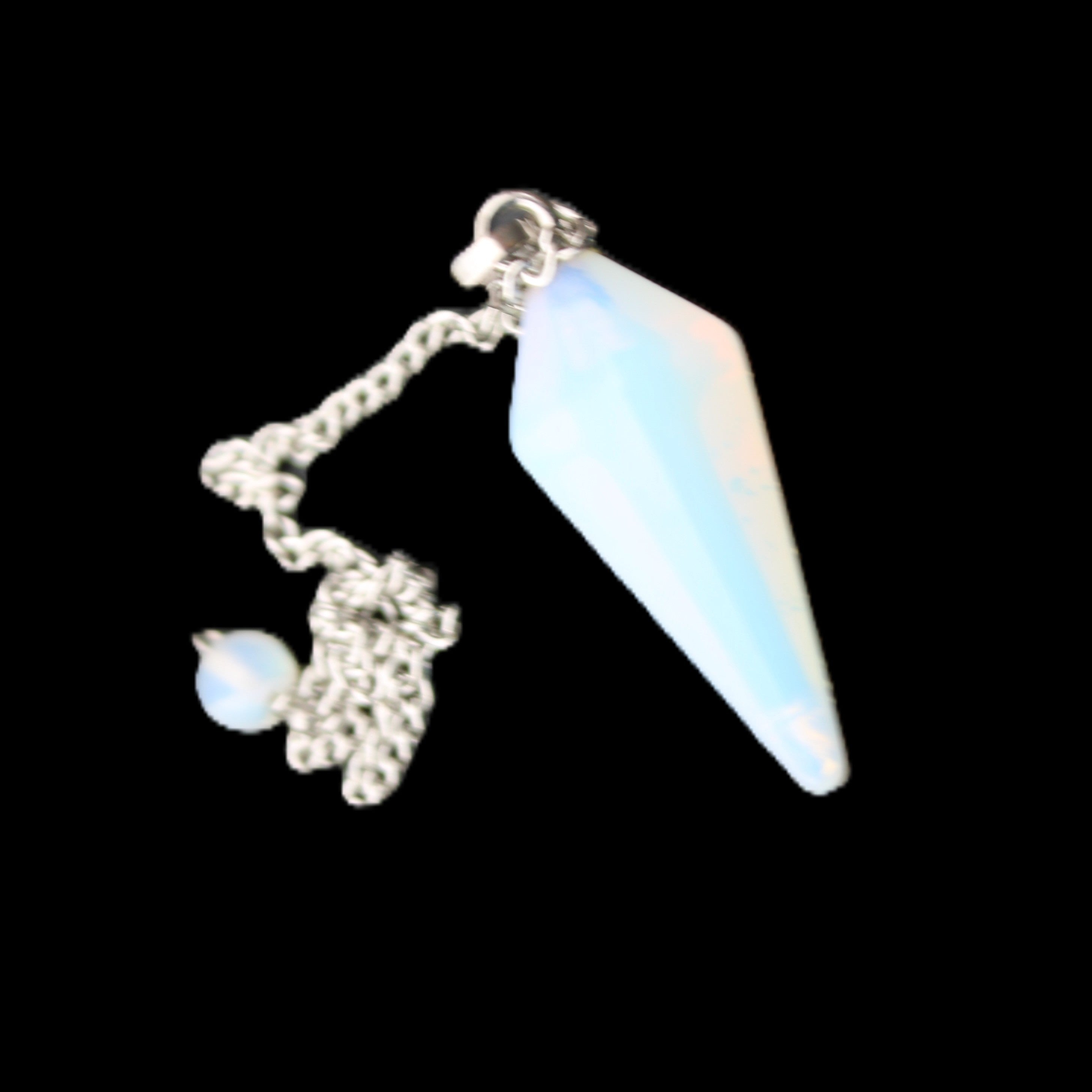 Opalite pendulum 32mm 8g in sunlight - Rocks and Things Store