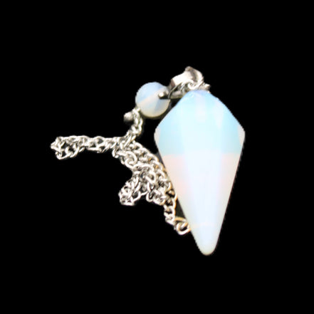 Opalite pendulum 32mm 8g in sunlight - Rocks and Things Store