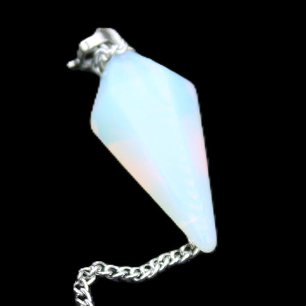 Opalite pendulum 32mm 8g in sunlight - Rocks and Things Store