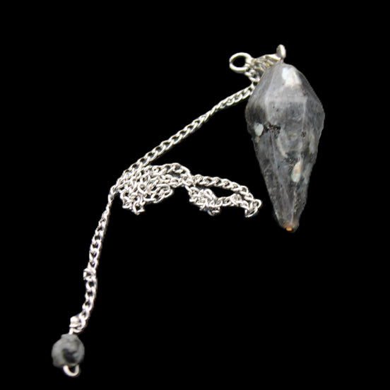Indigo Gabbro pendulum 34mm 10g in sunlight - Rocks and Things Store