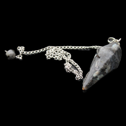 Indigo Gabbro pendulum 34mm 10g in sunlight - Rocks and Things Store