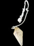Rutile Quartz pendulum 32mm 8g in sunlight - Rocks and Things Store