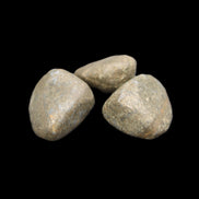 Pyrite 3 small tumbled stones 20-25g in sunlight - Rocks and Things Store