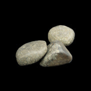 Pyrite 3 small tumbled stones 20-25g in sunlight - Rocks and Things Store