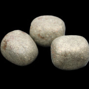 Pyrite 3 small tumbled stones 20mm 60g in sunlight - Rocks and Things Store