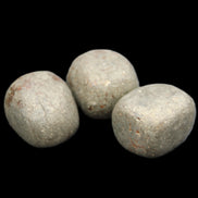 Pyrite 3 small tumbled stones 20mm 60g in sunlight - Rocks and Things Store