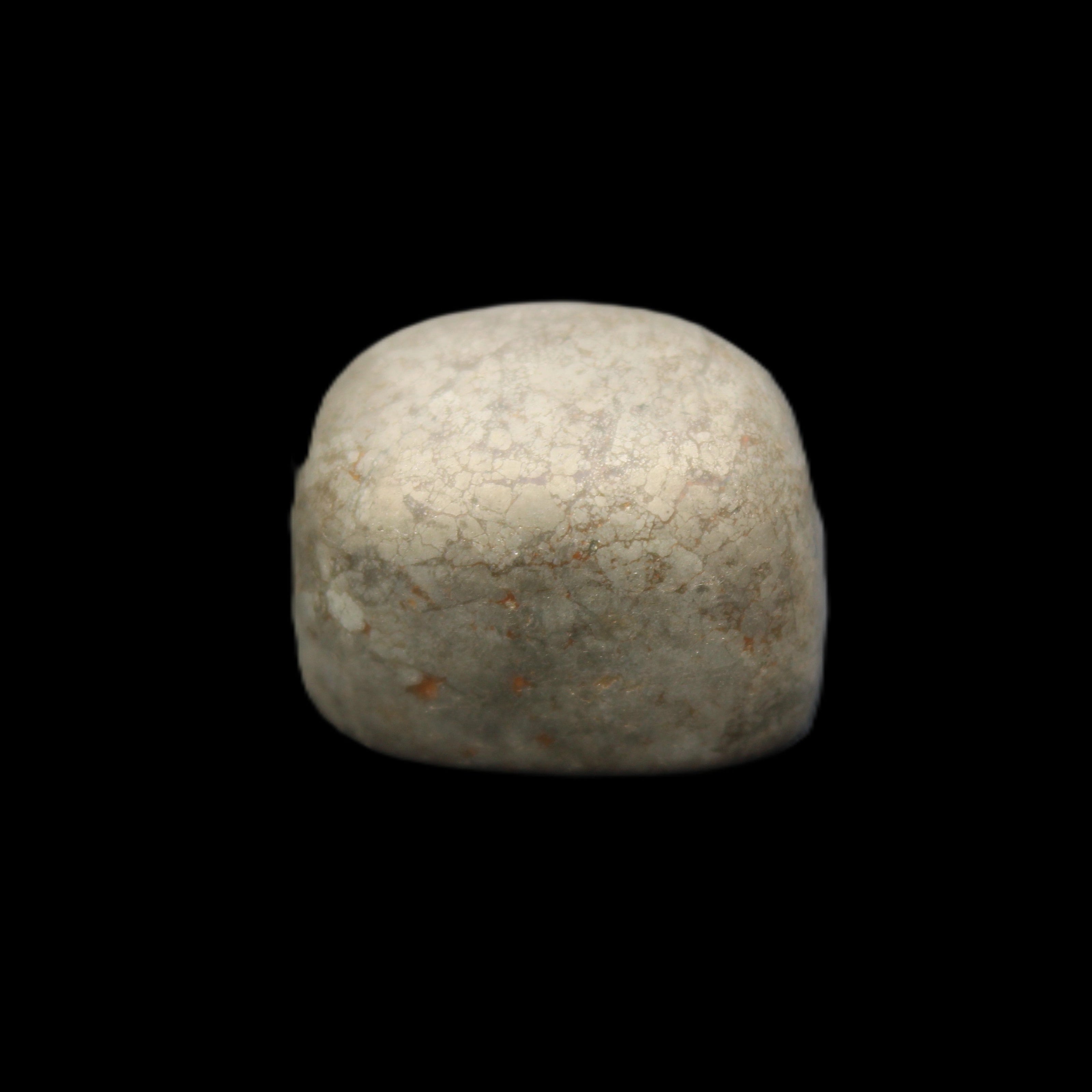 Pyrite 3 small tumbled stones 18mm 16-18g in sunlight - Rocks and Things Store