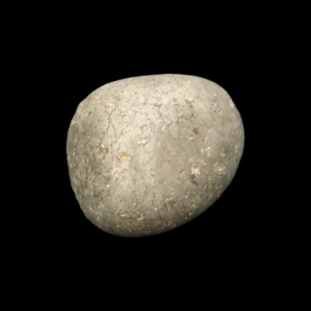 Pyrite small tumbled stone 18mm 16-18g in sunlight - Rocks and Things Store