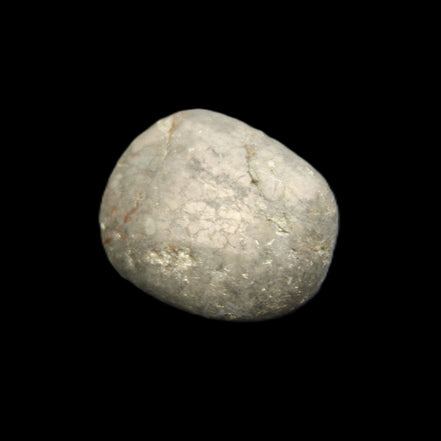 Pyrite small tumbled stone 17mm 10-13g in sunlight - Rocks and Things Store