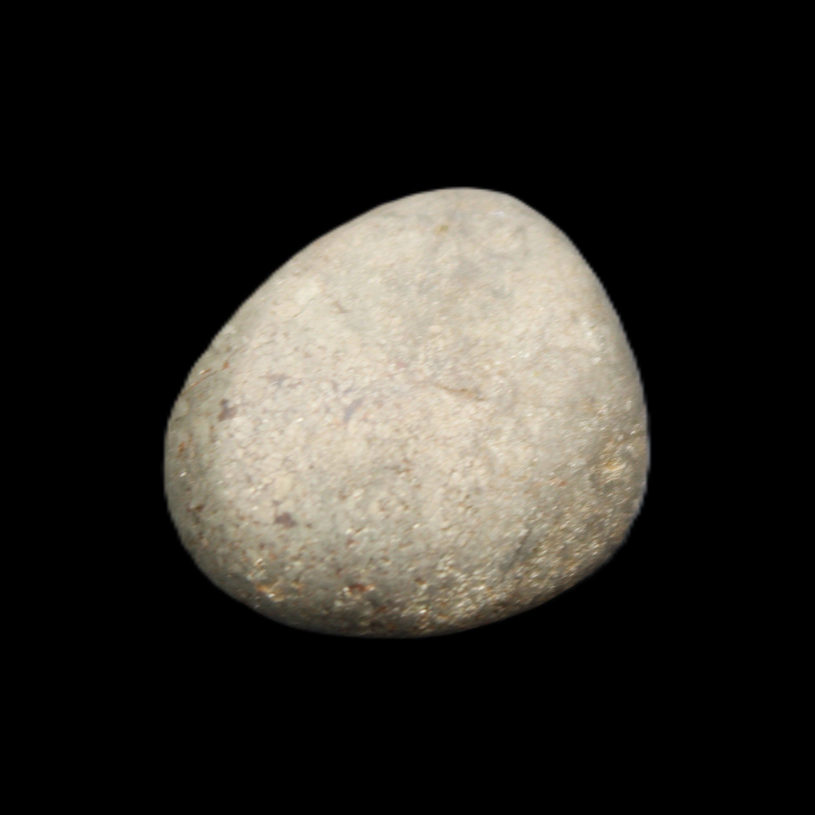 Pyrite small tumbled stone 17mm 10-13g in sunlight - Rocks and Things Store