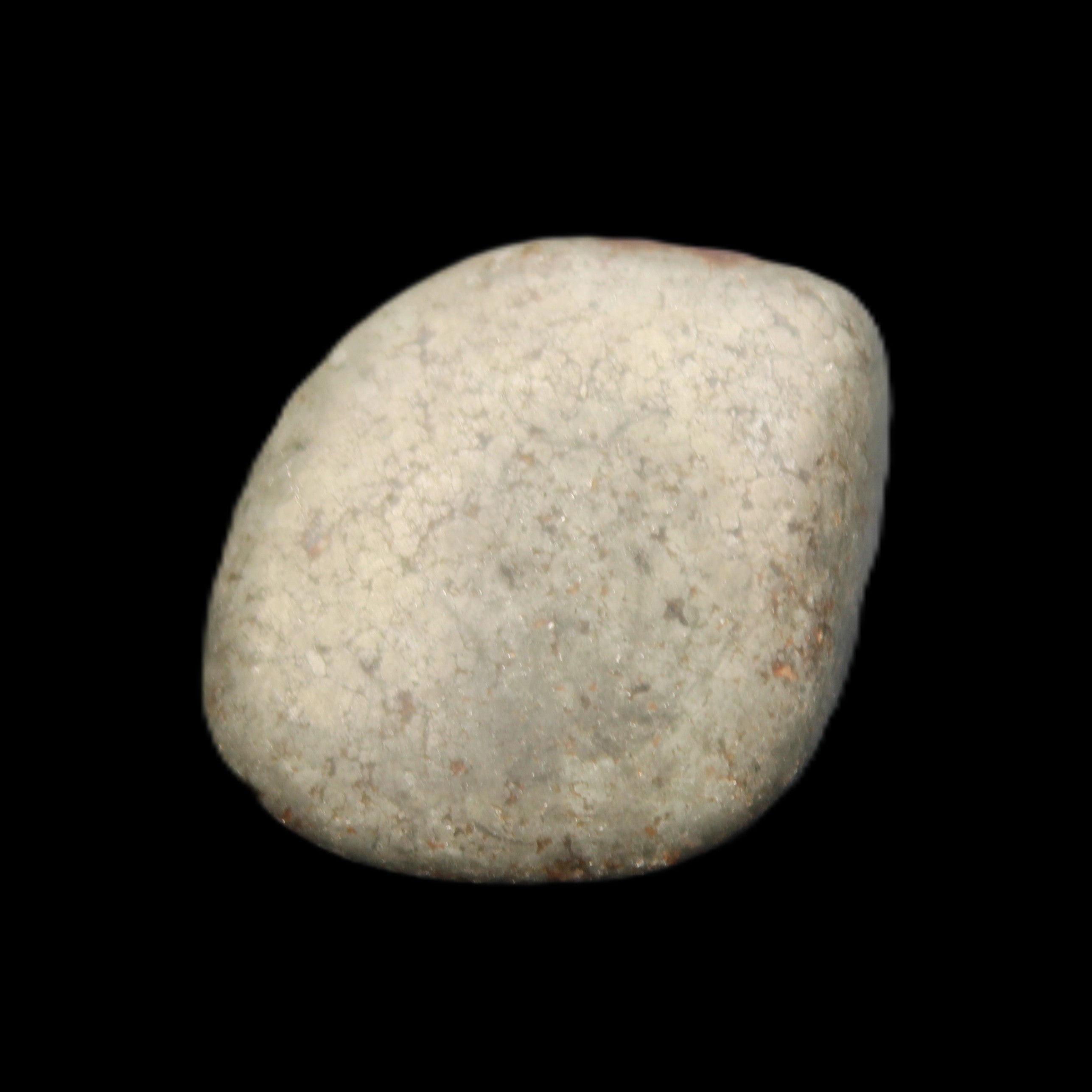 Pyrite small tumbled stone 17mm 10-13g in sunlight - Rocks and Things Store