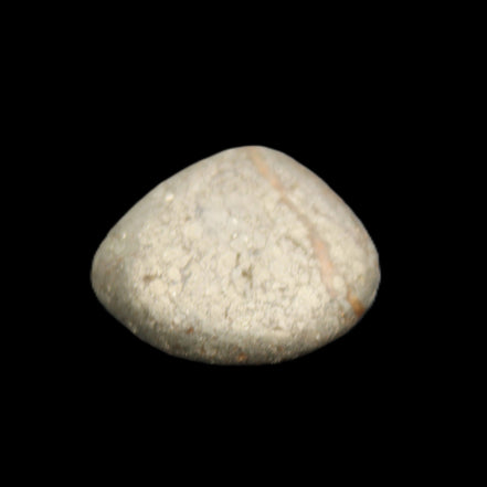 Pyrite small tumbled stone 17mm 10-13g in sunlight - Rocks and Things Store