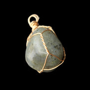 Labradorite wire wrapped pendant 18*15*23mm 10g in sunlight - Rocks and Things Store