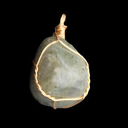 Labradorite wire wrapped pendant 18*15*23mm 10g in sunlight - Rocks and Things Store