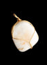 Yellow Calcite wire wrapped pendant 19*14*22mm 10g in sunlight - Rocks and Things Store