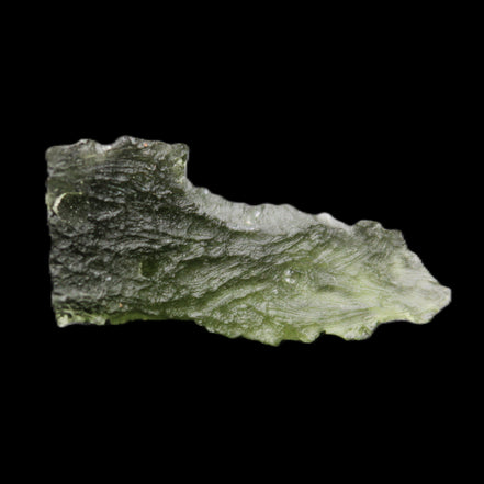 Moldavite (genuine with Certificate) 21*13*9mm 13ct 2.6g in sunlight - Rocks and Things Store