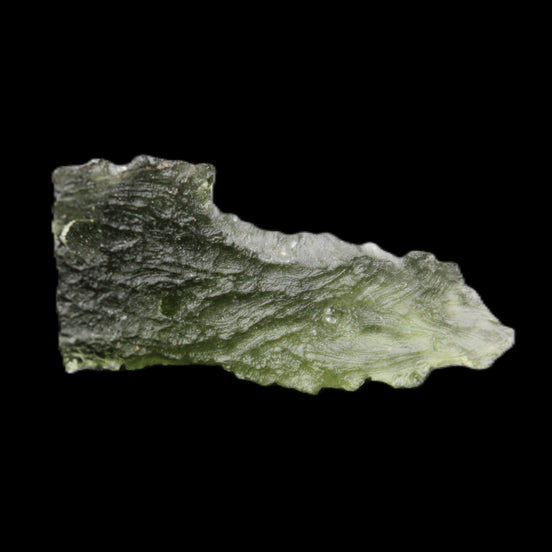 Moldavite (genuine with Certificate) 21*13*9mm 13ct 2.6g in sunlight - Rocks and Things Store
