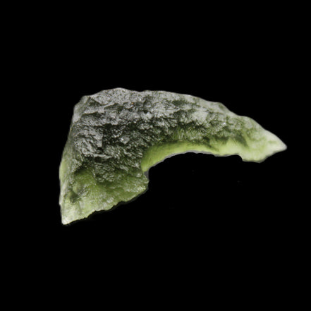 Moldavite (genuine with Certificate) 21*13*9mm 13ct 2.6g in sunlight - Rocks and Things Store