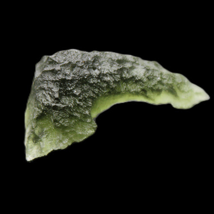 Moldavite (genuine with Certificate) 21*13*9mm 13ct 2.6g in sunlight - Rocks and Things Store