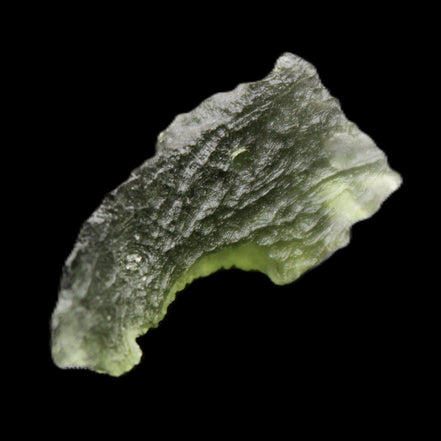 Moldavite (genuine with Certificate) 21*13*9mm 13ct 2.6g in sunlight - Rocks and Things Store