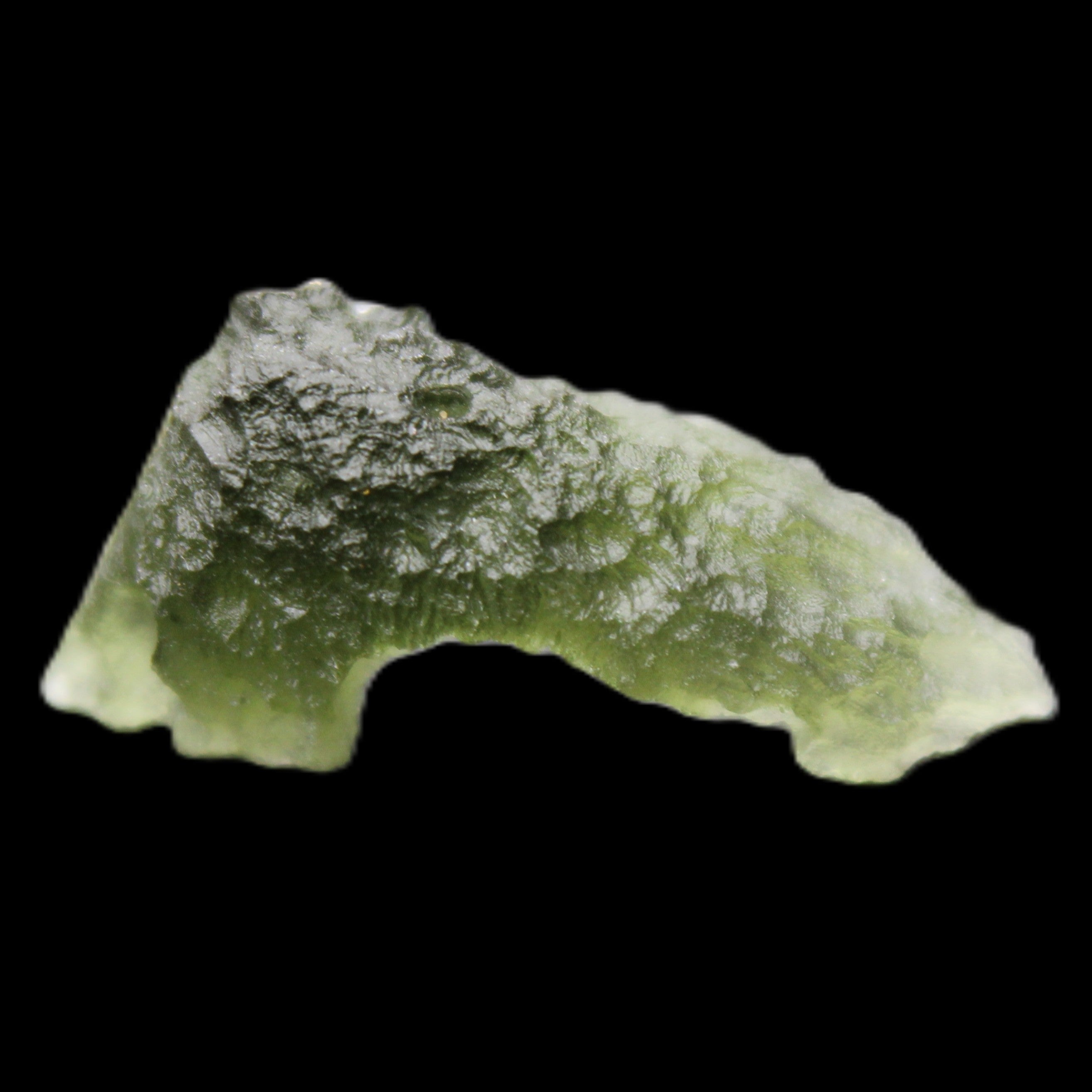 Moldavite (genuine with Certificate) 21*13*9mm 13ct 2.6g in sunlight - Rocks and Things Store