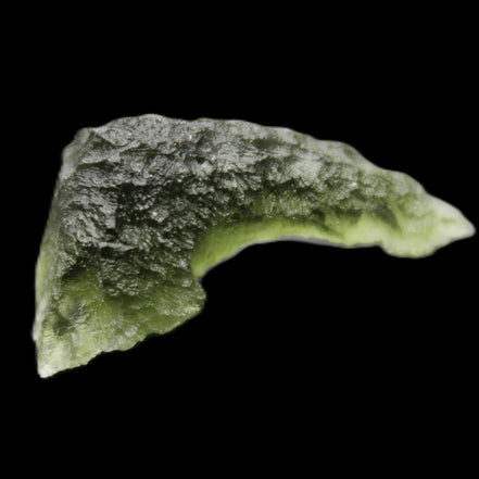 Moldavite (genuine with Certificate) 21*13*9mm 13ct 2.6g in sunlight - Rocks and Things Store