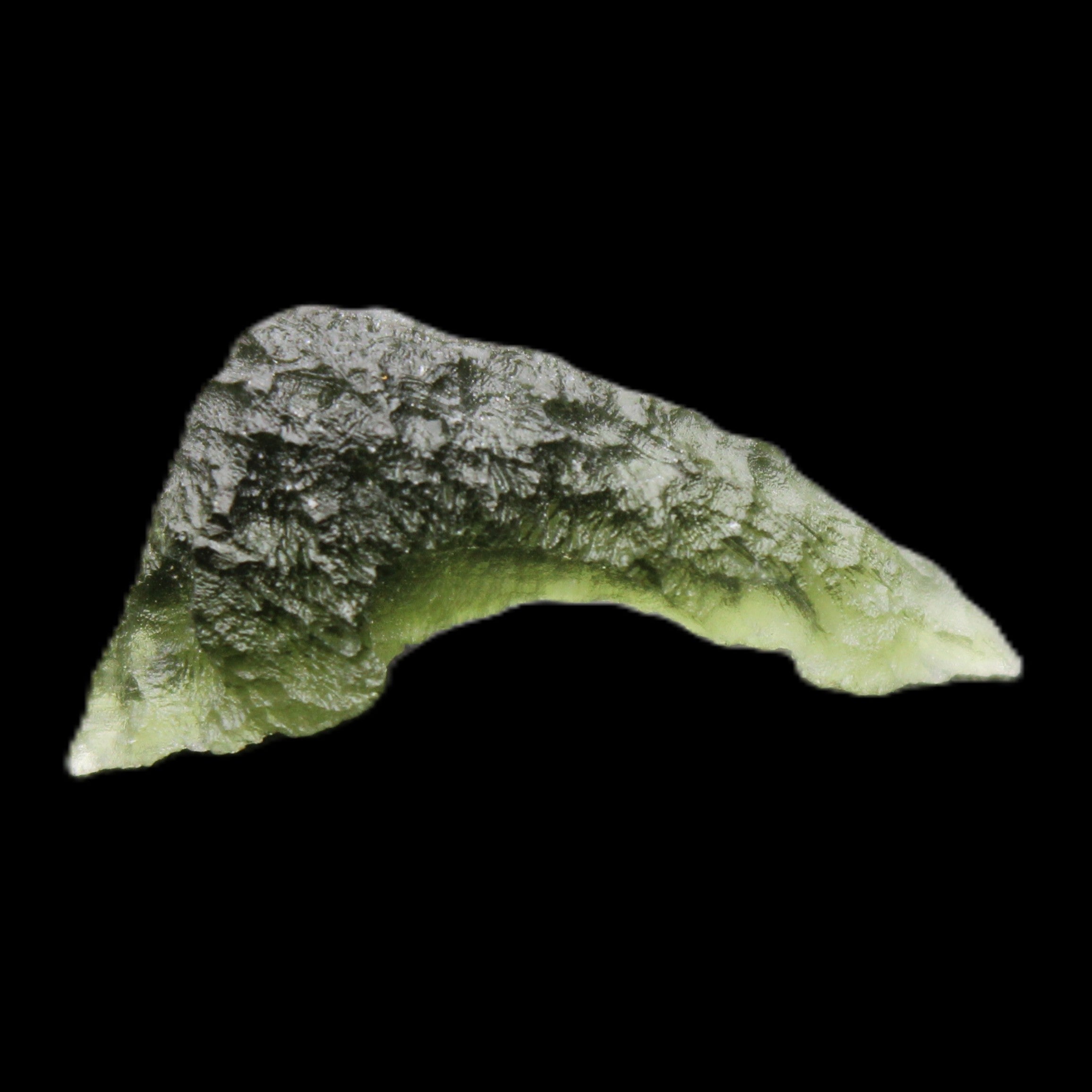 Moldavite (genuine with Certificate) 21*13*9mm 13ct 2.6g in sunlight - Rocks and Things Store
