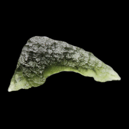 Moldavite (genuine with Certificate) 21*13*9mm 13ct 2.6g in sunlight - Rocks and Things Store