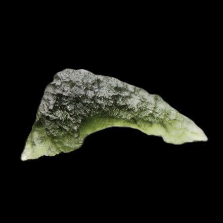 Moldavite (genuine with Certificate) 21*13*9mm 13ct 2.6g in sunlight - Rocks and Things Store