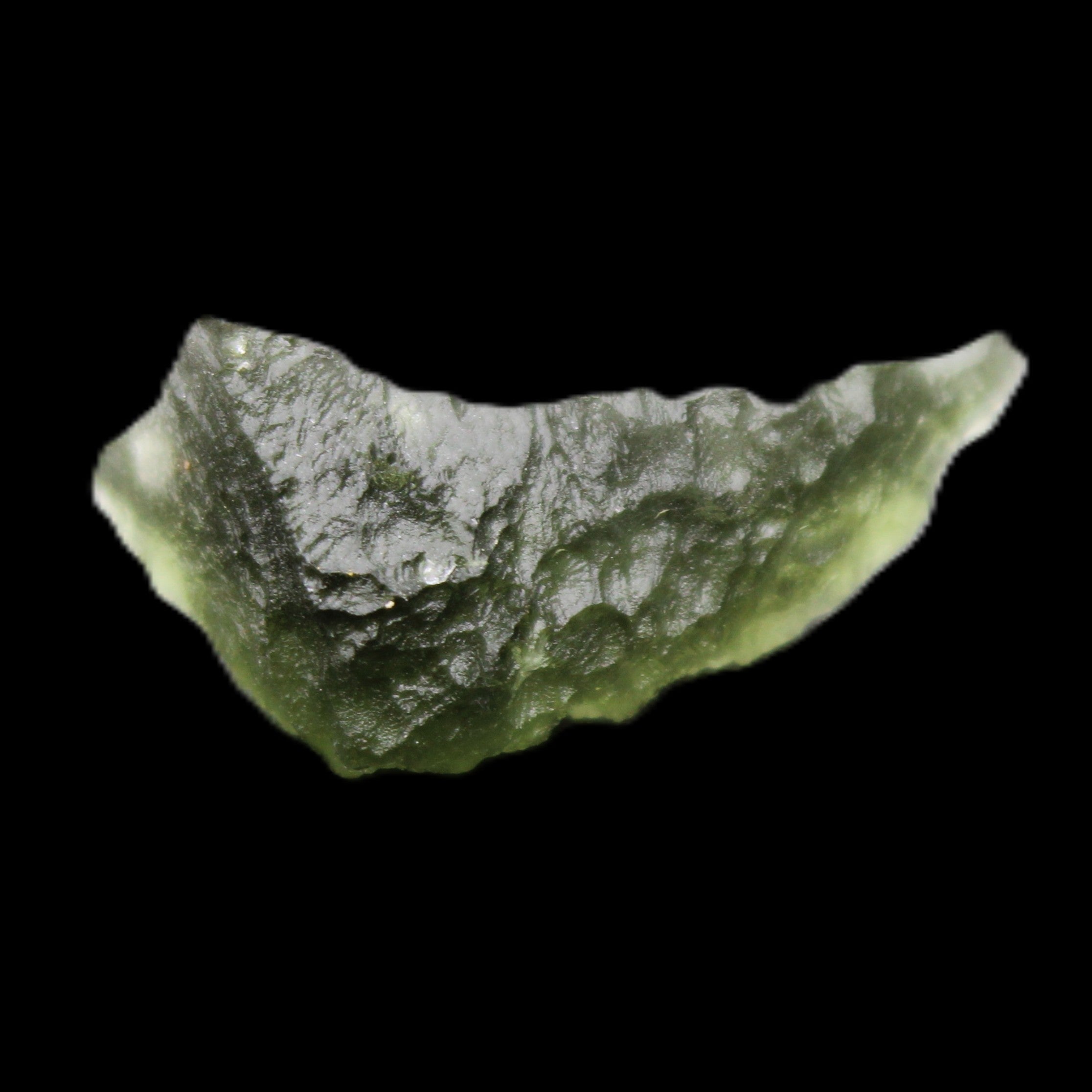 Moldavite (genuine with Certificate) 21*13*9mm 13ct 2.6g in sunlight - Rocks and Things Store