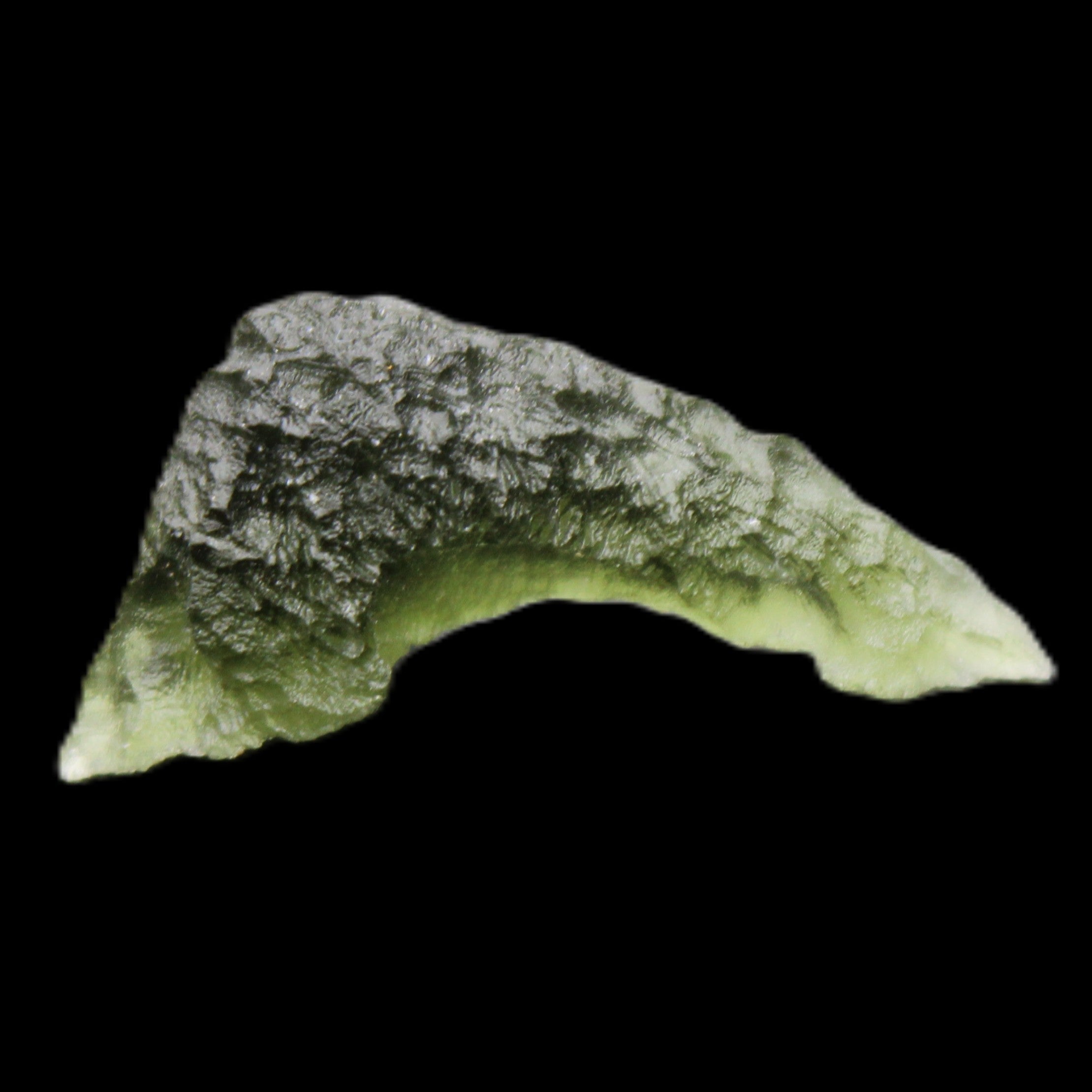 Moldavite (genuine with Certificate) 21*13*9mm 13ct 2.6g in sunlight - Rocks and Things Store