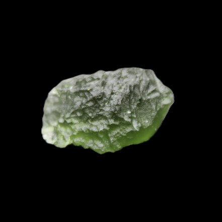 Moldavite (genuine with Certificate) 24*15*11mm 13ct 2.6g in sunlight - Rocks and Things Store
