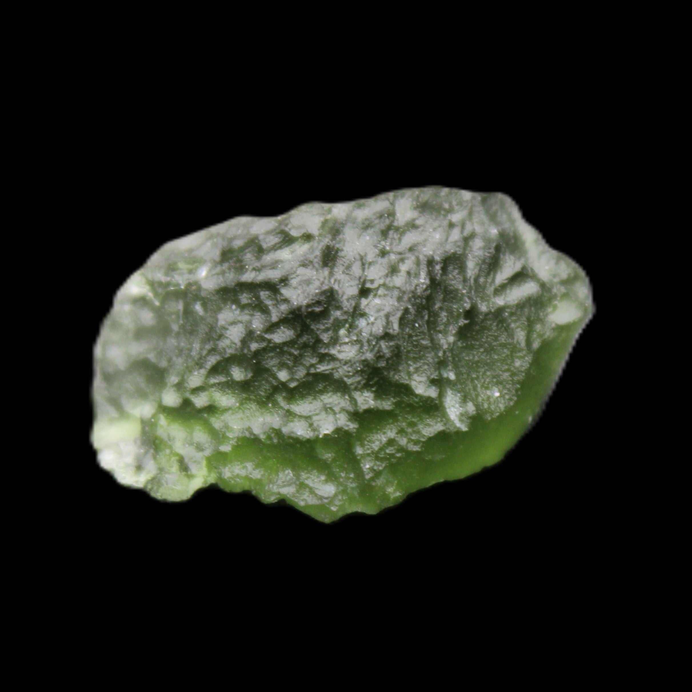 Moldavite (genuine with Certificate) 24*15*11mm 13ct 2.6g in sunlight - Rocks and Things Store
