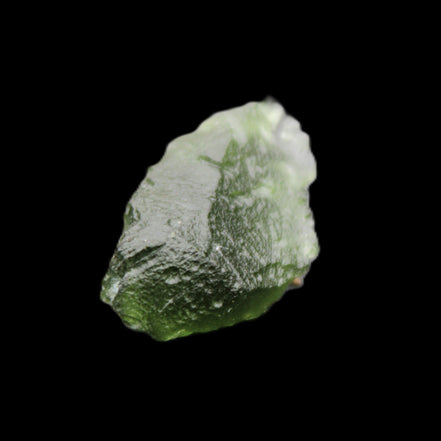 Moldavite (genuine with Certificate) 24*15*11mm 13ct 2.6g in sunlight - Rocks and Things Store