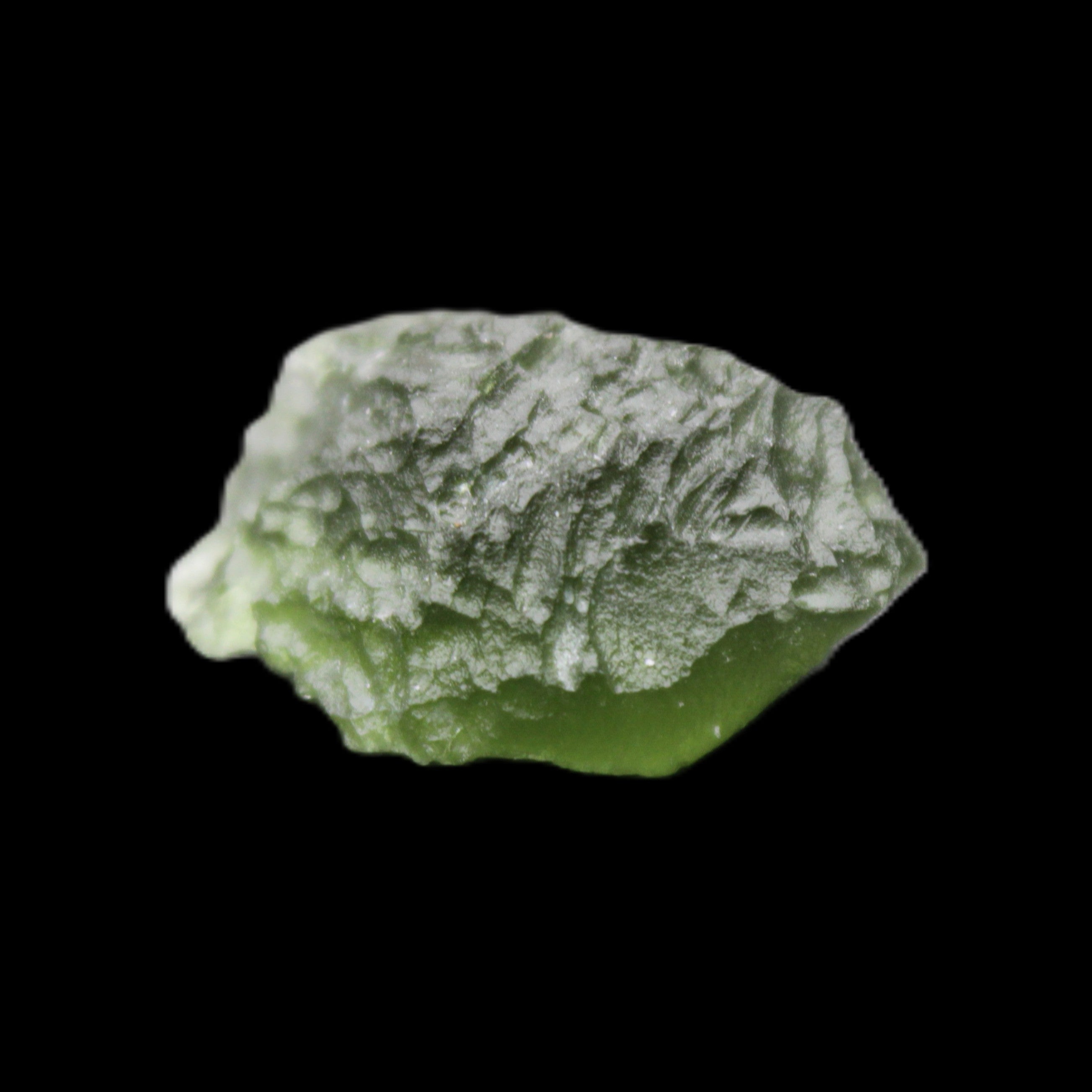 Moldavite (genuine with Certificate) 24*15*11mm 13ct 2.6g in sunlight - Rocks and Things Store