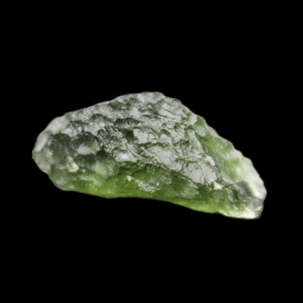 Moldavite (genuine with Certificate) 24*15*11mm 13ct 2.6g in sunlight - Rocks and Things Store