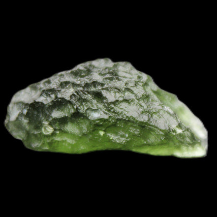 Moldavite (genuine with Certificate) 24*15*11mm 13ct 2.6g in sunlight - Rocks and Things Store