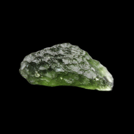 Moldavite (genuine with Certificate) 24*15*11mm 13ct 2.6g in sunlight - Rocks and Things Store
