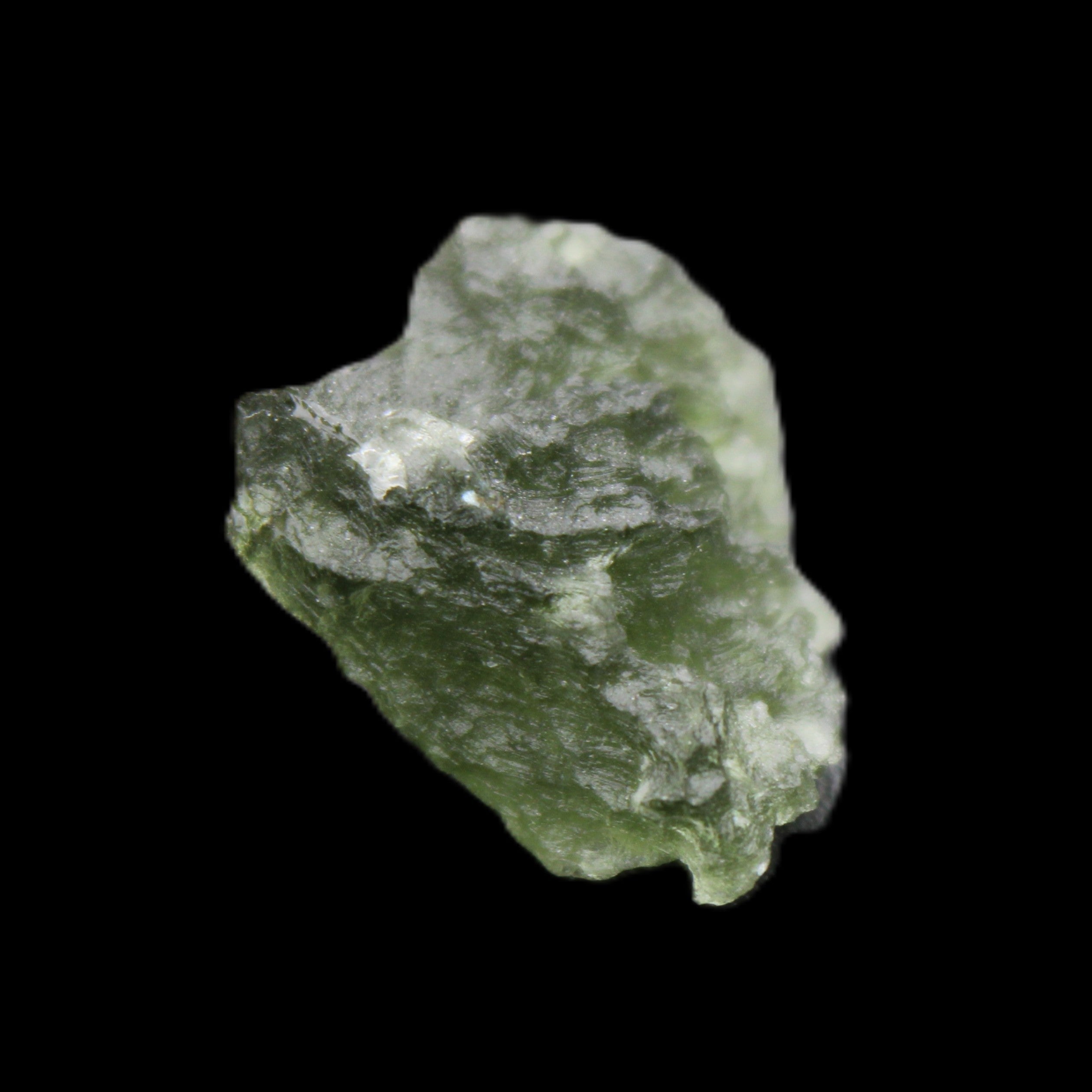 Moldavite (genuine with Certificate) 18*17*7mm 12ct 2.4g in sunlight - Rocks and Things Store