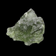 Moldavite (genuine with Certificate) 18*17*7mm 12ct 2.4g in sunlight - Rocks and Things Store