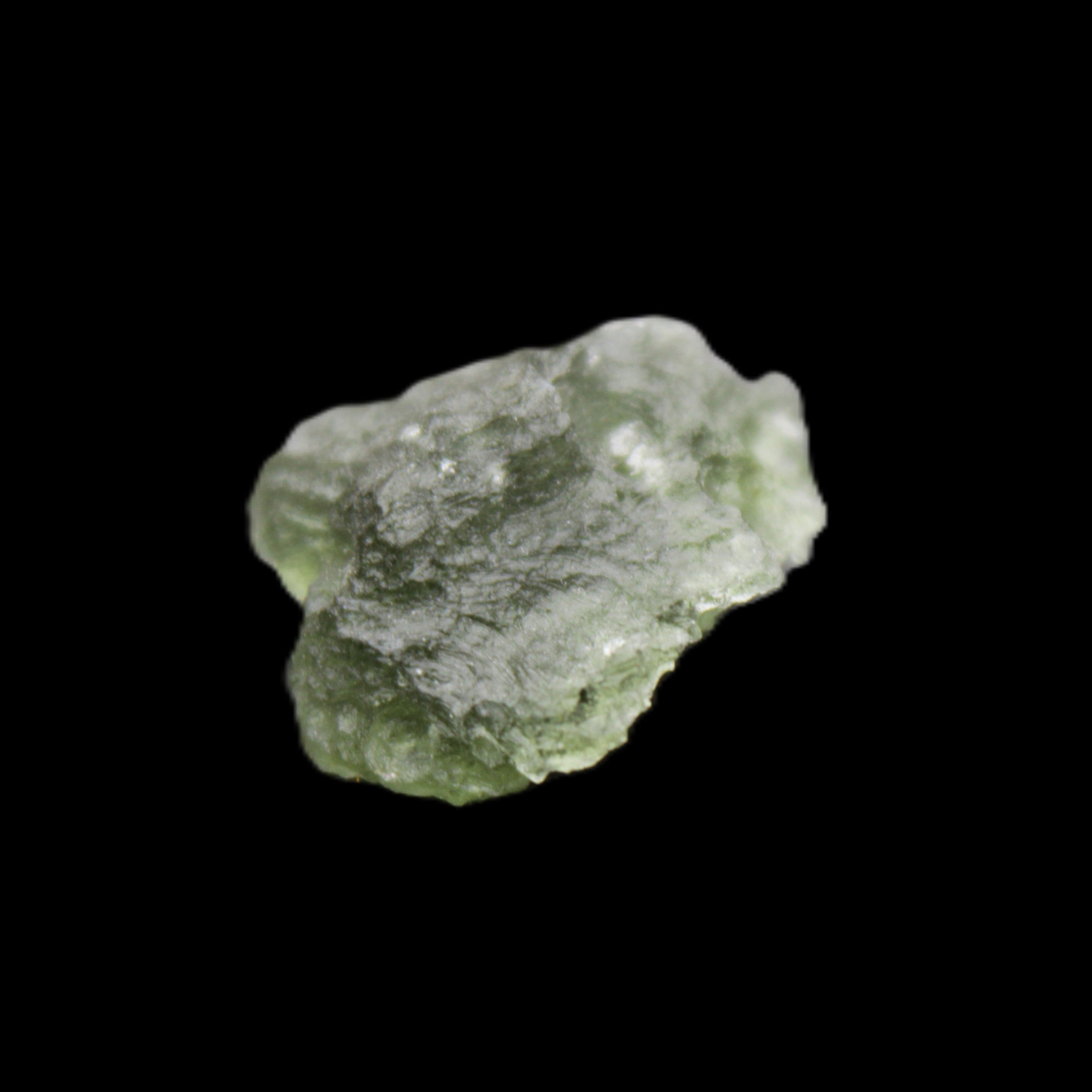Moldavite (genuine with Certificate) 18*17*7mm 12ct 2.4g in sunlight - Rocks and Things Store