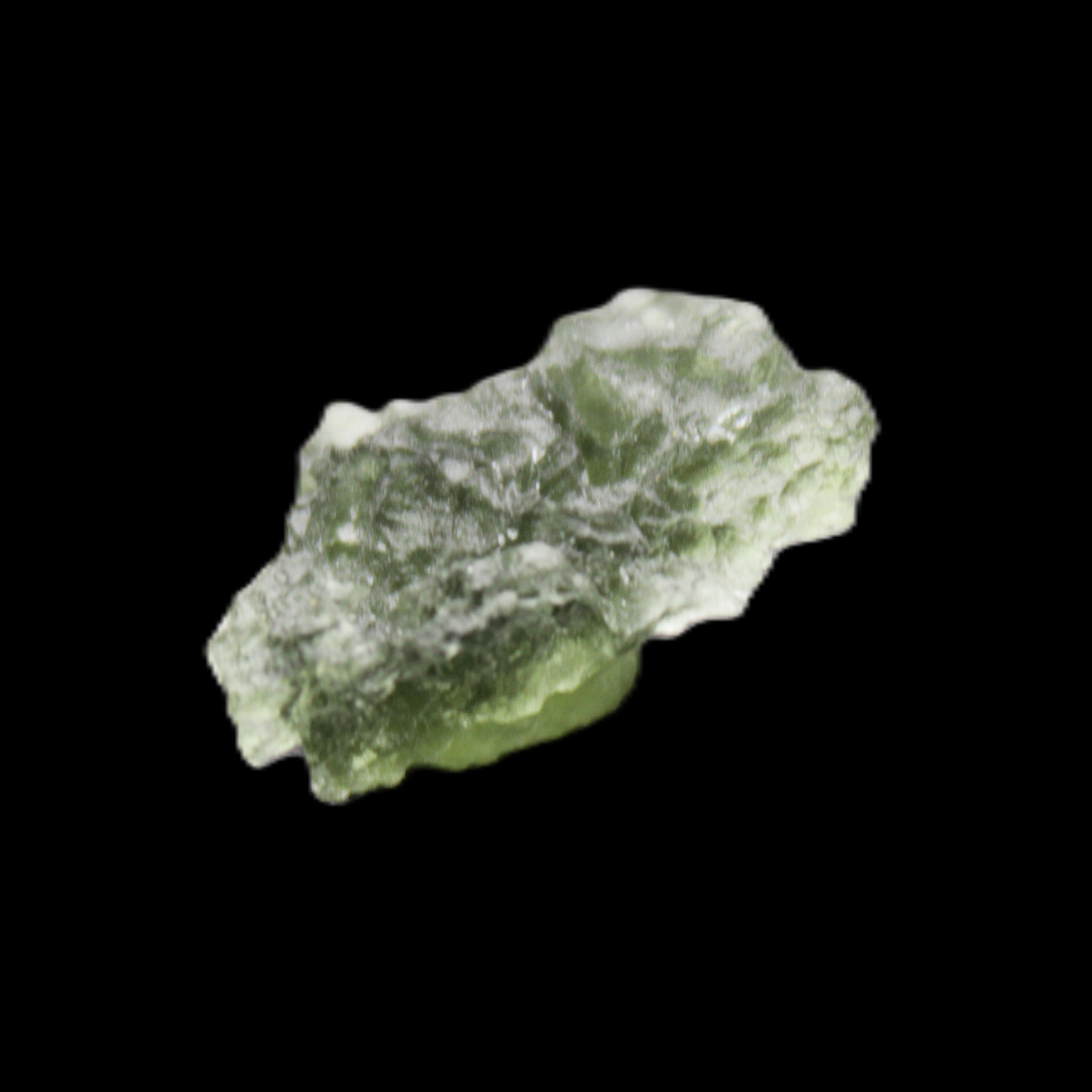 Moldavite (genuine with Certificate) 18*17*7mm 12ct 2.4g in sunlight - Rocks and Things Store