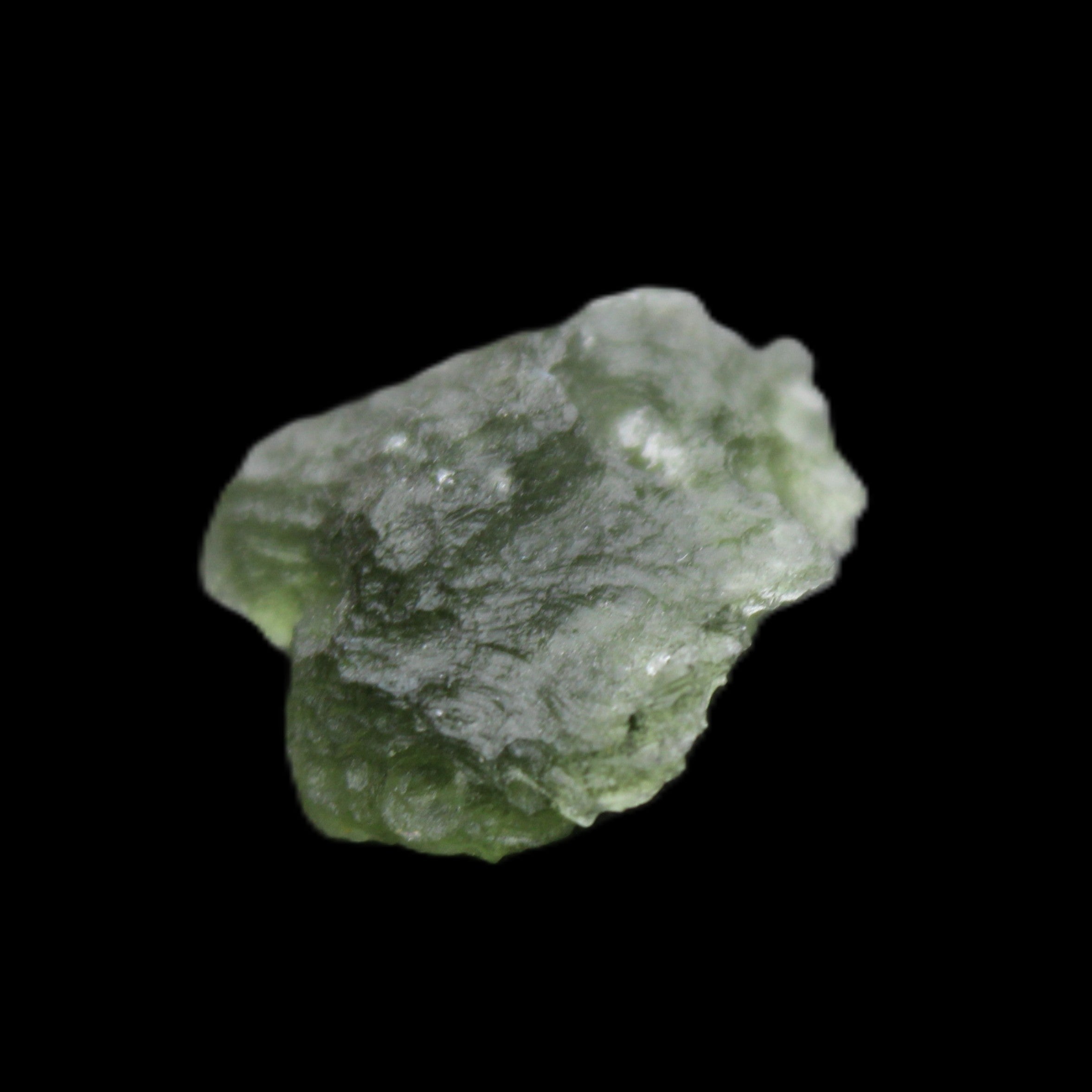 Moldavite (genuine with Certificate) 18*17*7mm 12ct 2.4g in sunlight - Rocks and Things Store