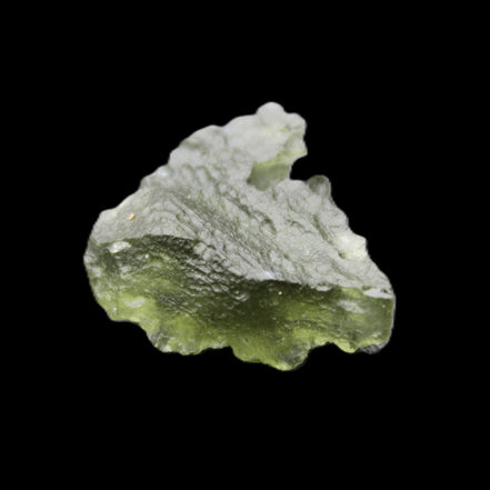 Moldavite (genuine with Certificate) 20*17*6mm 12ct 2.4g in sunlight - Rocks and Things Store