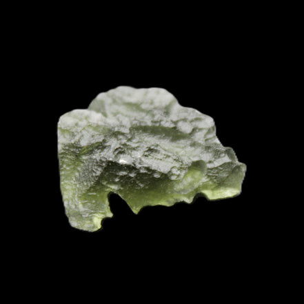 Moldavite (genuine with Certificate) 20*17*6mm 12ct 2.4g in sunlight - Rocks and Things Store